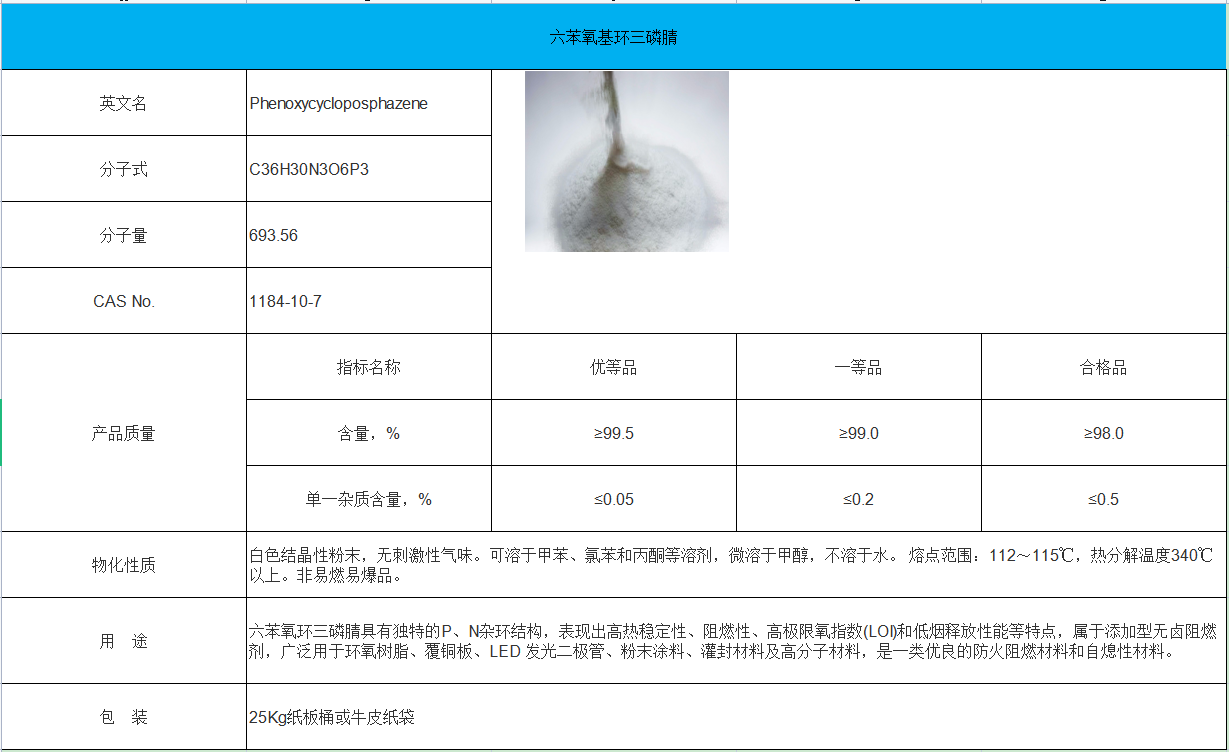 六苯氧基環(huán)三磷腈